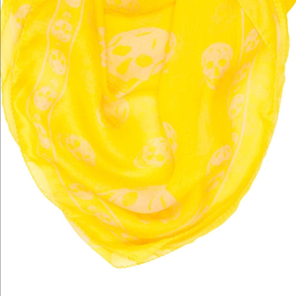 Alexander McQueen Silk Skull Scarf - Picture 3 of 6